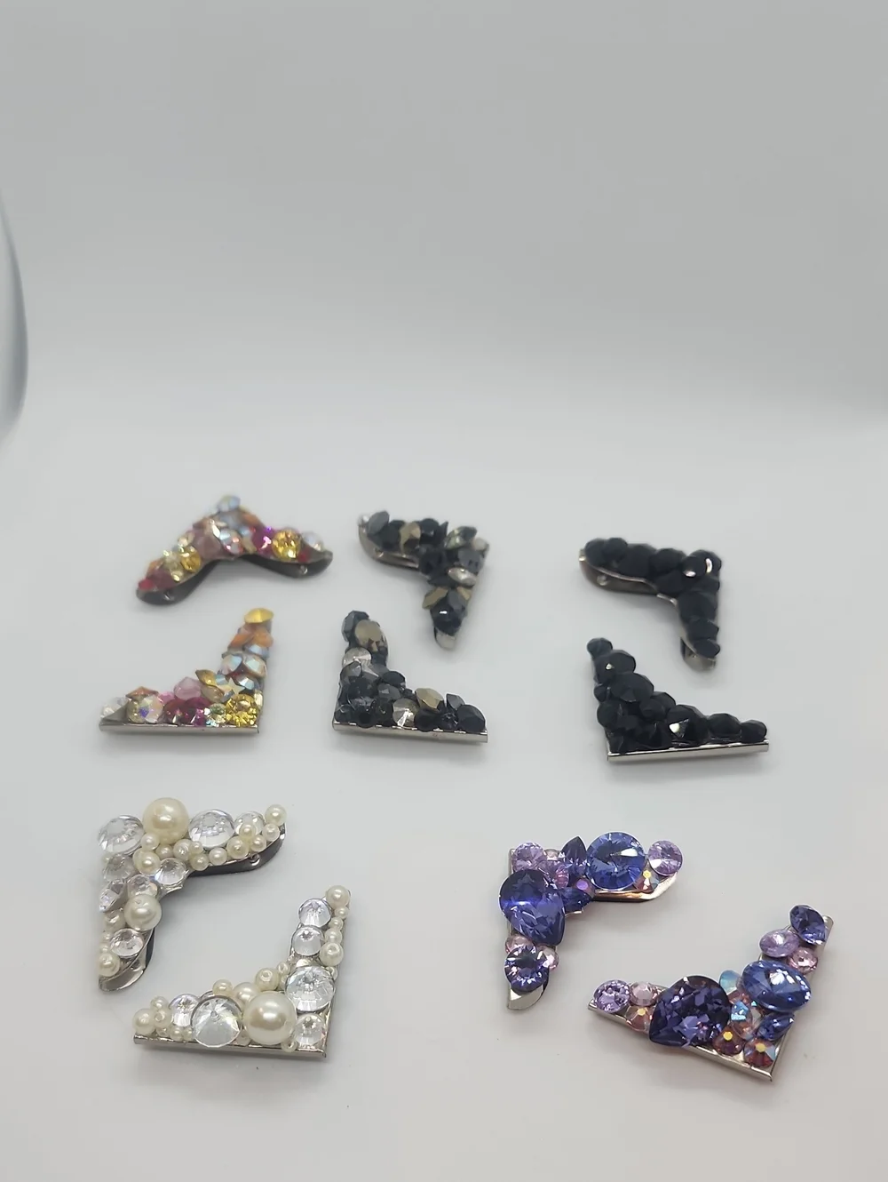 GASOLINE GLAMOUR RHINESTONE COLLAR TABS👔👔👔